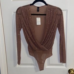 Windsor blinged out body suit